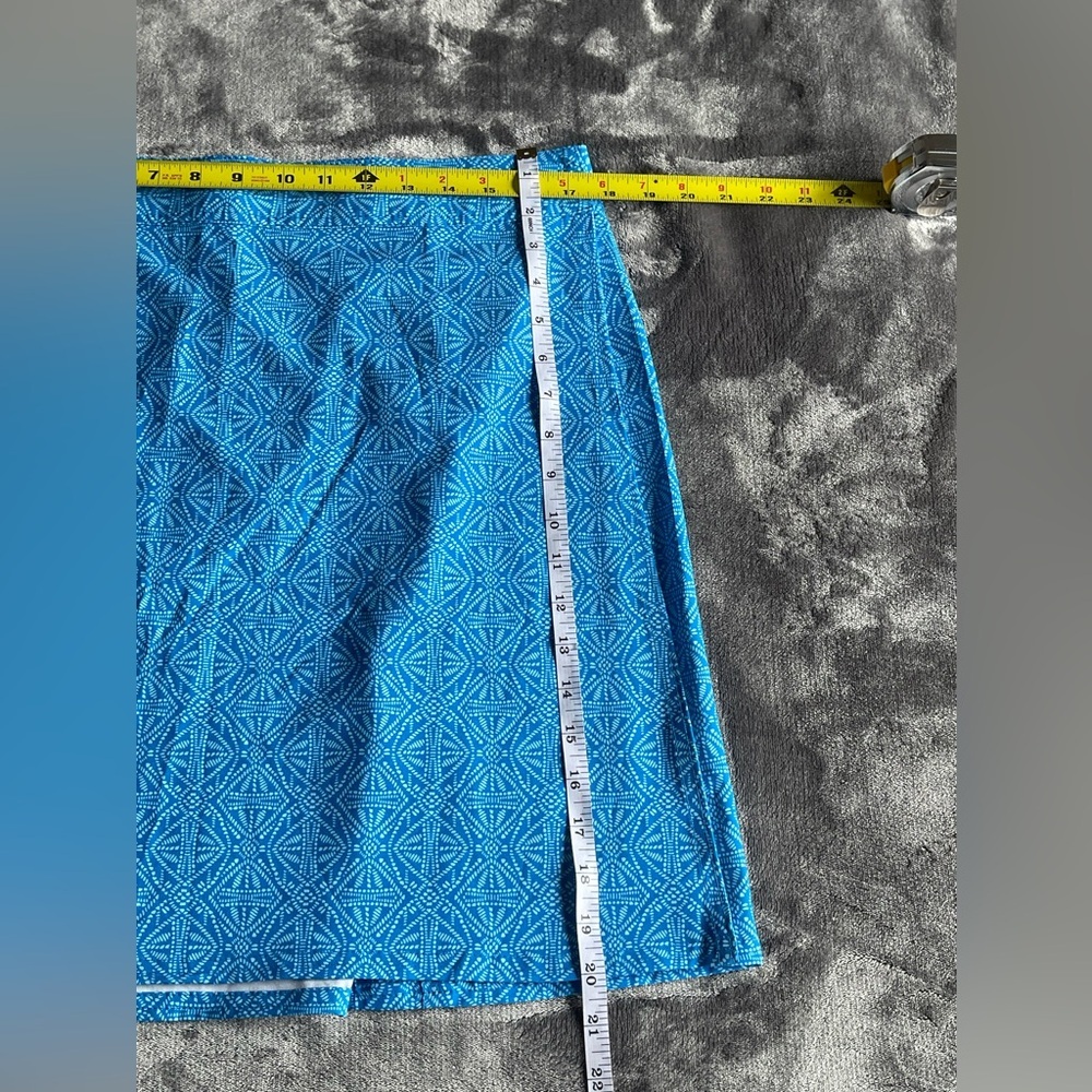 RipSkirt Hawaii Batik Pearl Wrap Skirt Size Large Blue Length 2 UPF 50+ - Picture 4 of 7